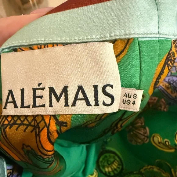 Alemais Fiesta Strapless Midi Dress - Picture 4 of 5